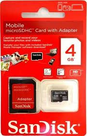 Cartão Memória Micro Sd Sandisk 4gb